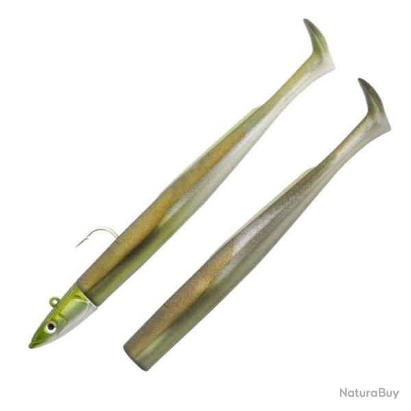 Combo Off Shore Crazy Paddle Tail 18cm 35g - Kaki