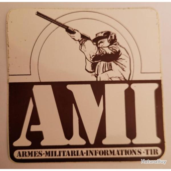 Autocollant chasse,armes ,tir,ball-trap,militariat AMI