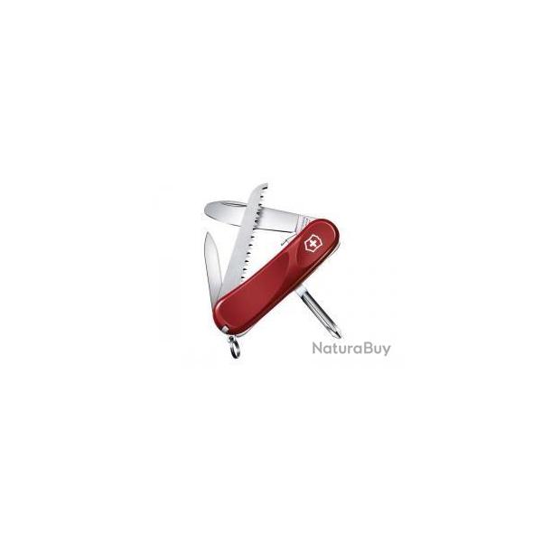 BEL5 COUTEAU SUISSE VICTORINOX ROUGE "JUNIOR" 8 FONCTIONS NEUF