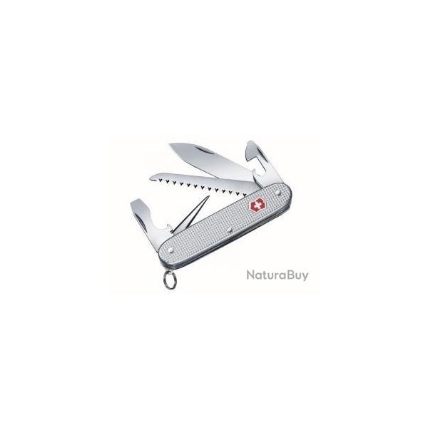 COUTEAU SUISSE VICTORINOX GRIS "FARMER" 9 FONCTIONS