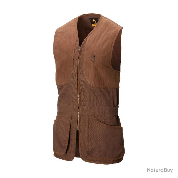 Gilet de Tir Browning Elite Dark Brown