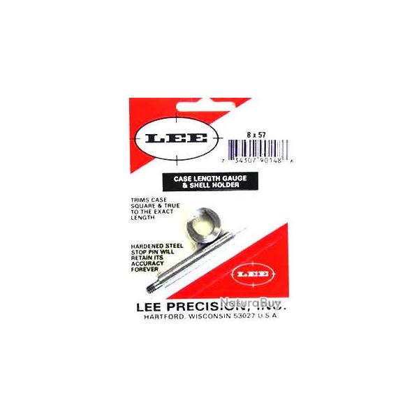 Jauge de longueur pour raccourcisseur Lee 90148 8x57 Mauser
