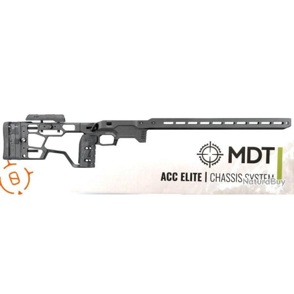 CHassis+buttstock mdt acc elite  REM700 SA, couleur - sable poign�e incluse