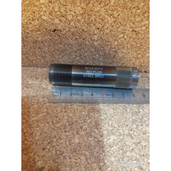 Choke INVECTOR plus  Gemini   CAL.12   EXTENDED- +20mm  en 3/4, + Piece Benelli Vinci