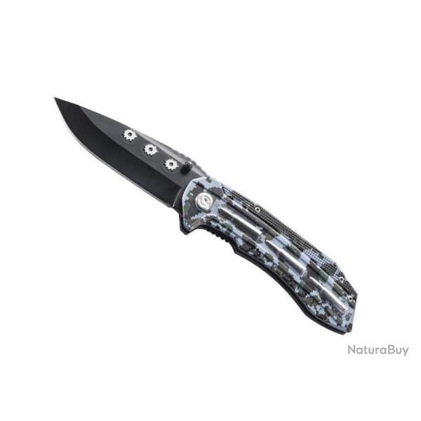 COUTEAU HERBERTZ ALU CAMOUFLAGE 12CM INOX