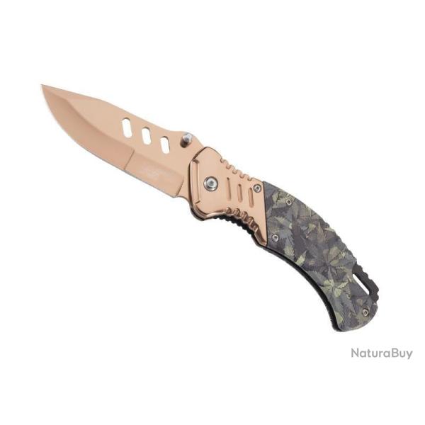 COUTEAU HERBERTZ CAMO/BRONZE 11,5CM INOX