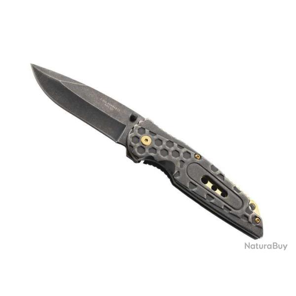 COUTEAU HERBERTZ TOUT INOX NOIR 12CM