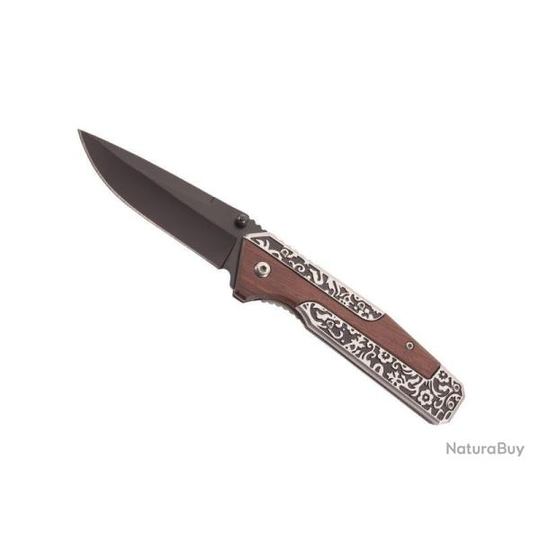 COUTEAU HERBERTZ PALISSANDRE/ALU 11,5CM INOX