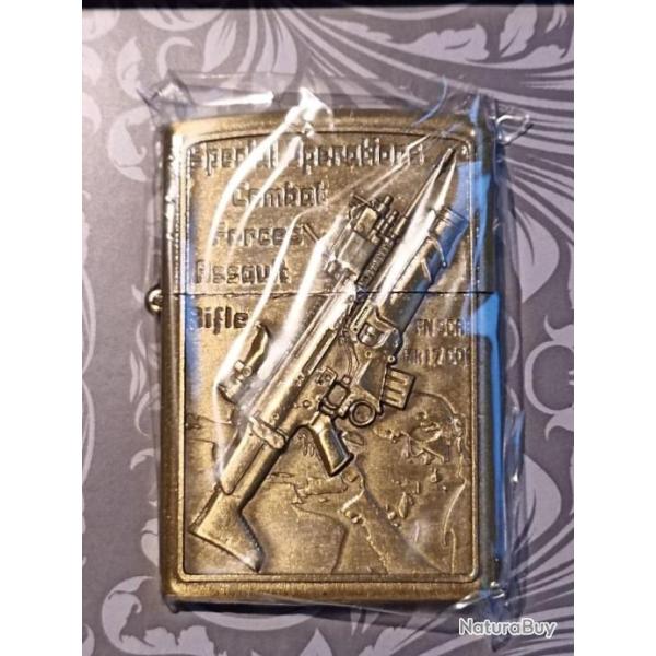 Bohai Lighter Briquet temp�te � essence type Zippo motif Arme Militaria n�3