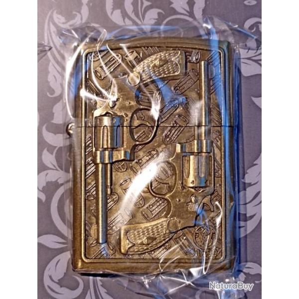Bohai Lighter Briquet temp�te � essence type Zippo motif Arme Militaria n�11