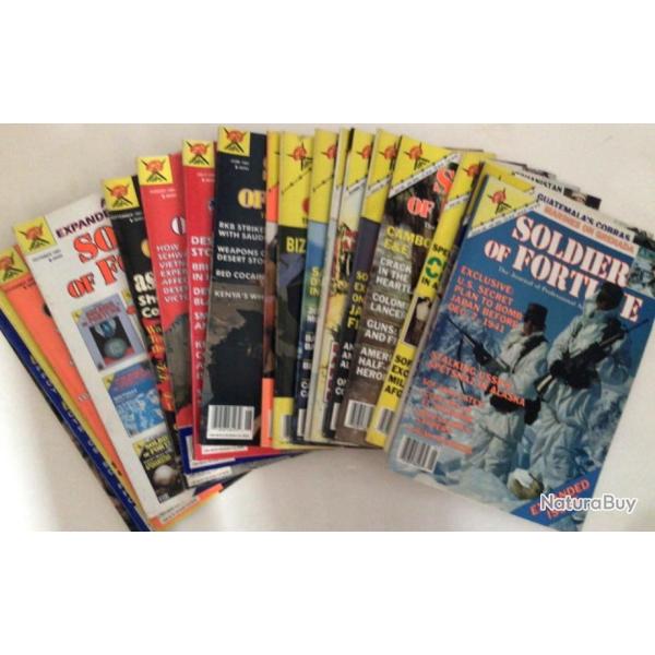 MAGAZINE SOLDIER OF FORTUNE en anglais.... Au choix
