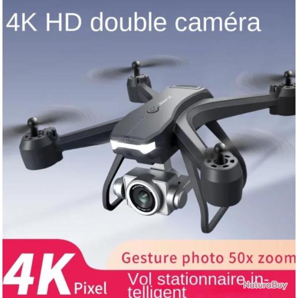 Drone Professionnel avec Double Cam�ra 4K grand angle HD WIFI
