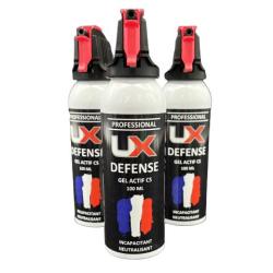 UX PRO / UMAREX - 3X Bombe Spray Gel actif CS 100 ml de d&eacute;fense UMAREX