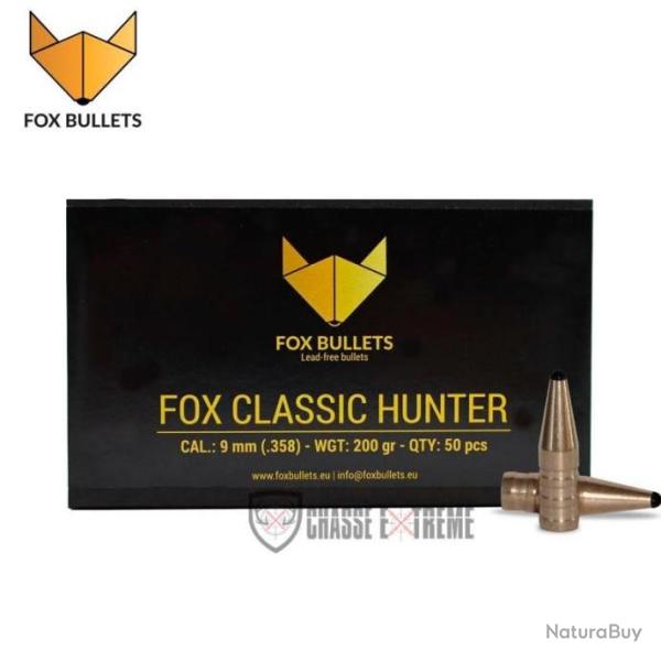 50 Ogives FOX Classic Hunter 200Gr Cal 9mm (.358)