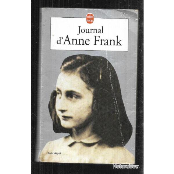 Anne Frank  Journal occupation en hollande D�portation.livre de poche