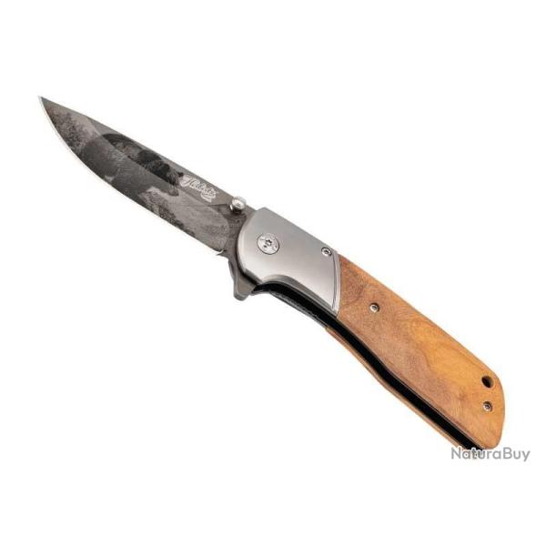 COUTEAU HERBERTZ OLIVIER 11,5CM INOX DECOR OURS