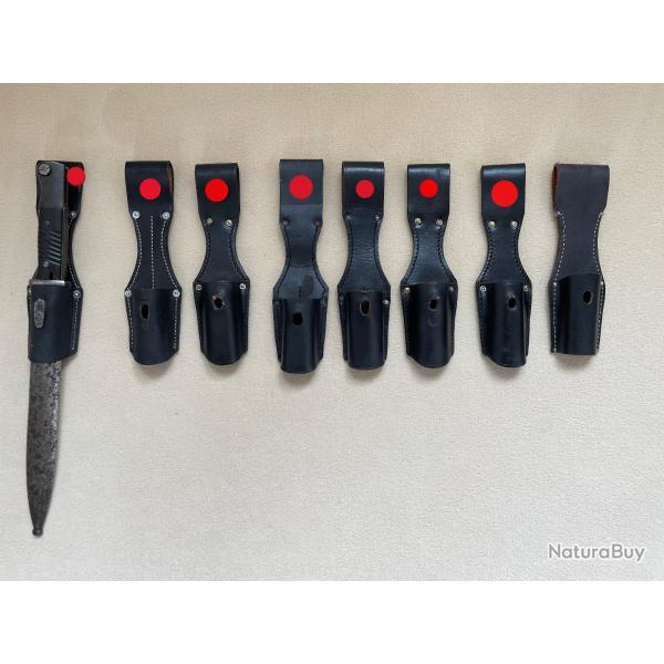 Porte fourreau ba�onnette Allemande 84/98 98K - repros.