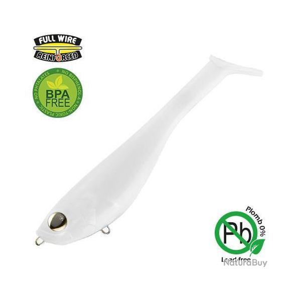 Leurre Souple Sakura Dekai Swimbait 15cm 15cm 56,6g 006 - Pearl White