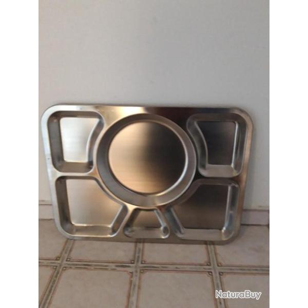 PLATEAU REPAS U.S. TYPE METAL