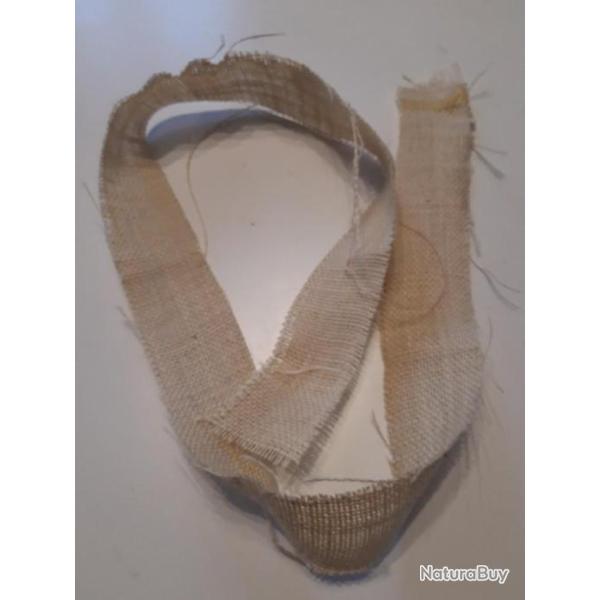 BANDE DE TISSU BEIGE CLAIR POUR CASQUE PARA