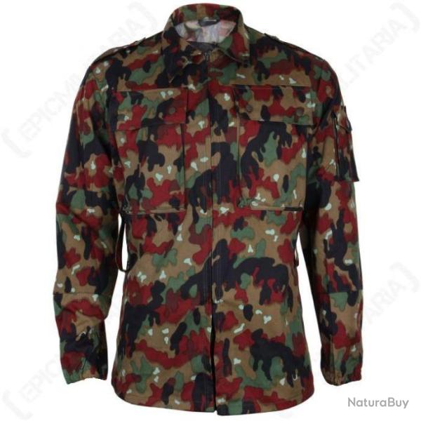 Veste Arm�e Suisse M83 NEUVE camouflage Alpenflage militaire Swiss Army jacket