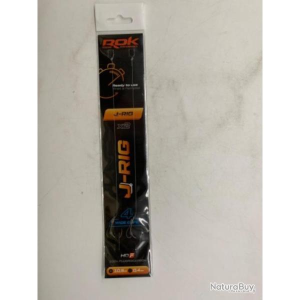 2 Bas de ligne J-Rig Rok Fishing 4 wide gape