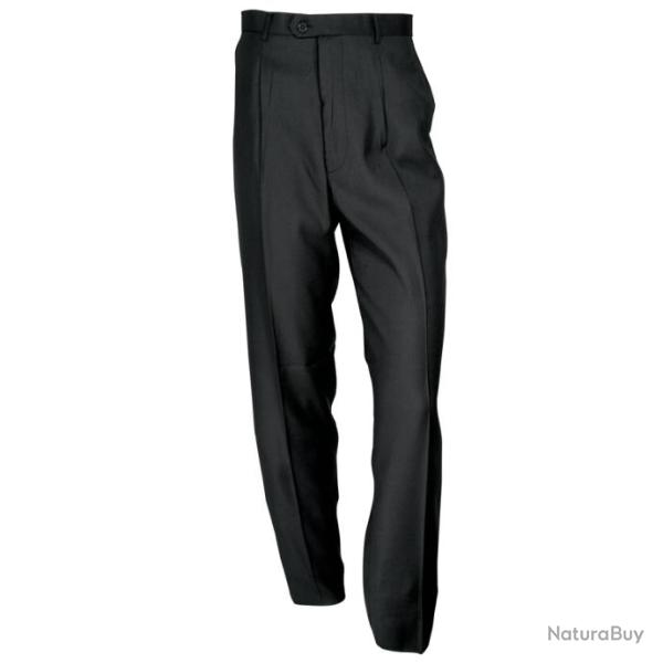 Pantalon � pinces NOIR