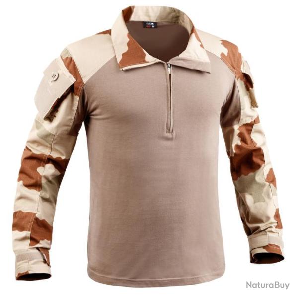 Chemise de combat militaire UBAS cam DESERT 2XL CAMOUFLA