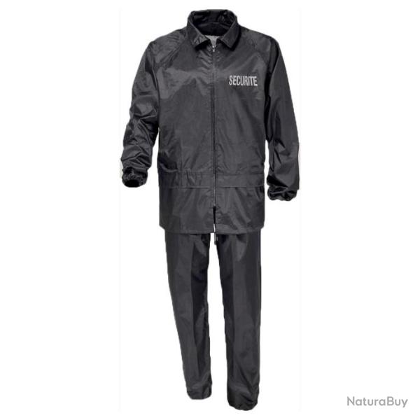 Tenue de Pluie Noir s�curit� NOIR