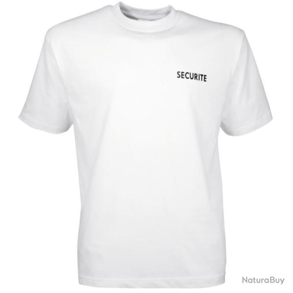 TEE SHIRT SECURITE BLAN