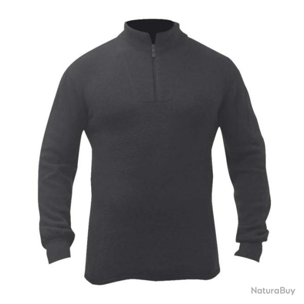 POLO ARTICA TREK 200G MERINOS Noir