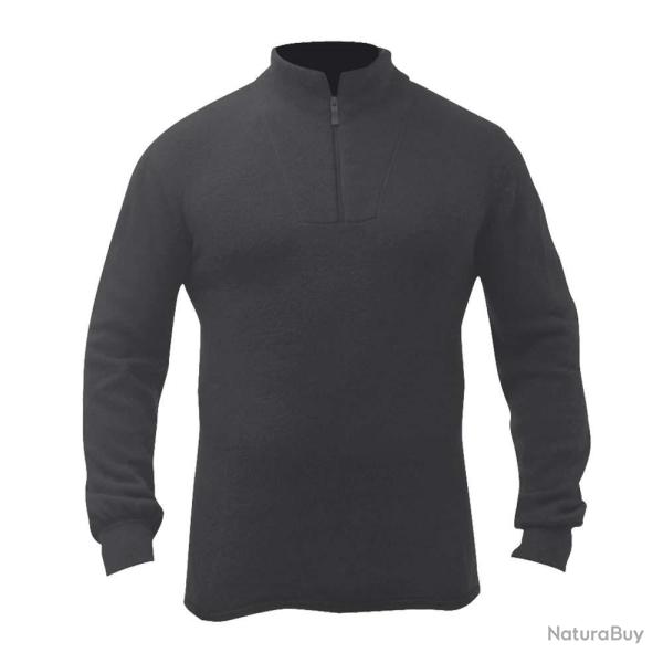POLO ARTICA TREK 200G MERINOS Noir