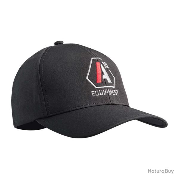 Casquette Stretch Fit A10 noir logos blanc / rouge NOIR SM