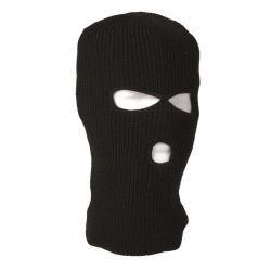 CAGOULE 3 TROUS ACRYLIQUE NOIRE