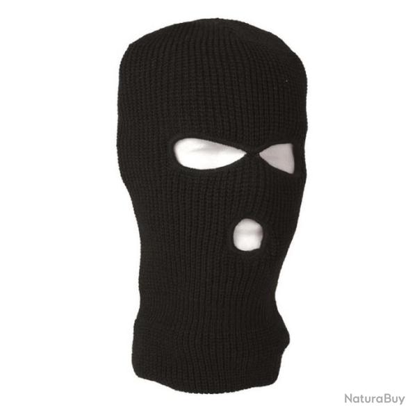 CAGOULE 3 TROUS ACRYLIQUE NOIRE