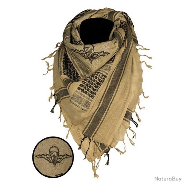 ECHARPE SHEMAGH PARATROOPER COYOTE ET NOIR