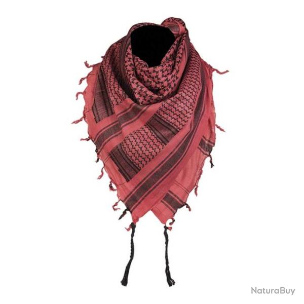 ECHARPE SHEMAGH ROUGE NOIR