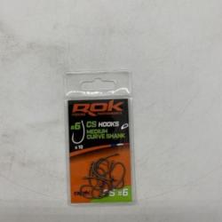 10 hame&ccedil;ons Rok Fishing CS medium curve shank #6