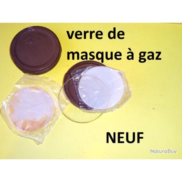verre de masque a gaz NEUF dans sa boire d'origine