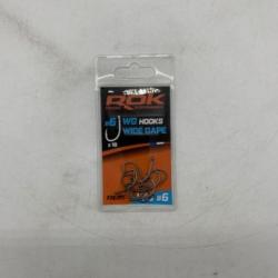 10 hameçons Rok Fishing WG wide gape #6