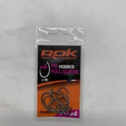 10 hameçons Rok Fishing full curve #4