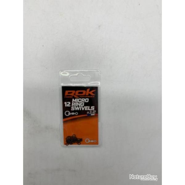 �merillon Rok Fishing micro ring swivels #12