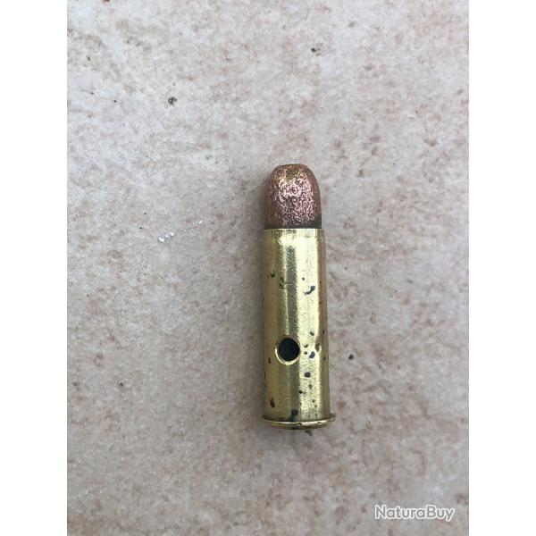 CARTOUCHE MUNITION BALLE DE REVOLVER mod�le 1892 92 8 mm Neutralis�e perc�e percut�e inerte ww1  SFM