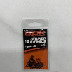 10 &Eacute;merillon Rok Fishing spinner swivels #4