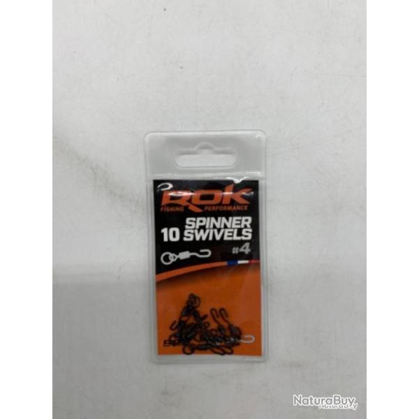 10 �merillon Rok Fishing spinner swivels #4