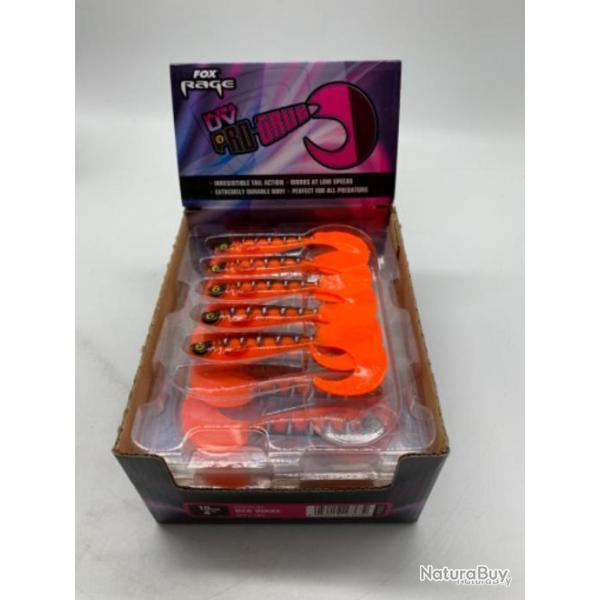 Leurre souple Fox rage pro grub 10 cm orange