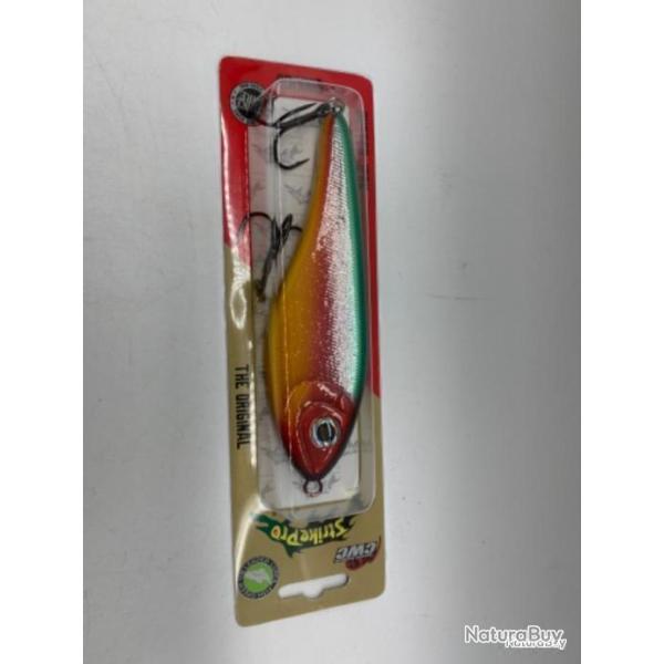 Leurre dur Strike pro buster jerk orange vert rouge