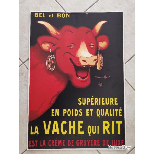 Tableau Bel et Bon La Vache qui rit Benjamin Rabier D�co
