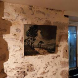 Tableau  huile couteau