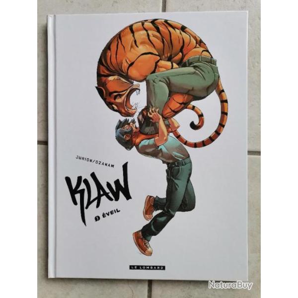 BD KLAW 1 Eveil par Jurion et Ozanam chez Le Lombard